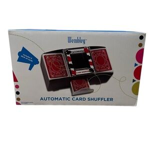 Wembley Card Automatic Shuffler Casino Deck Machine 2 Decks Electric